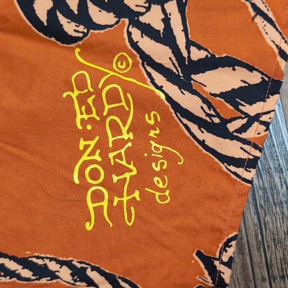 *NWT* Y2K Ed Hardy Punk Skulls & Rope Long Sleeve Button Down Size XXL Orange - Picture 10 of 14